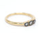 Bague Bague trio - Bague en or jaune 18 K et diamants 58 Facettes UKA000152CS