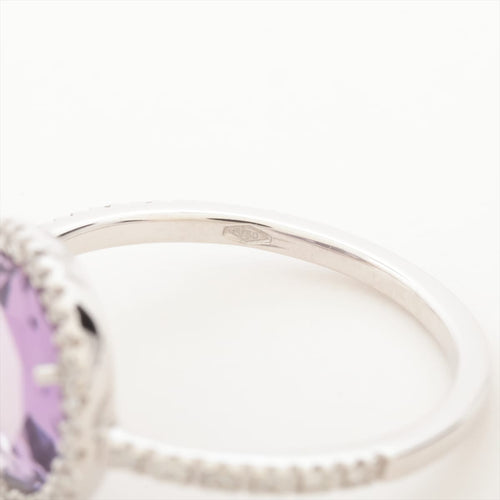 Bague 50 Pomellato Colpo Di Fulmine - Bague en or blanc, améthyste et diamants 58 Facettes 1