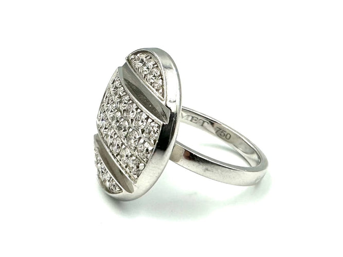 Bague 52 Chaumet Class One Croisière - Bague GM en or blanc 18K et diamants 58 Facettes CHAUMET BG