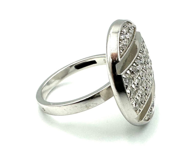 Bague 52 Chaumet Class One Croisière - Bague GM en or blanc 18K et diamants 58 Facettes CHAUMET BG