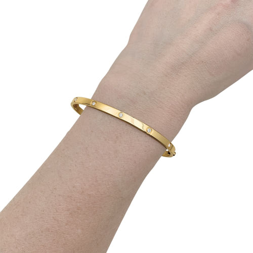 Bracelet Bracelet CARTIER, "Love", or jaune, diamants. 58 Facettes 35503