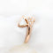 Bague 54 Bague Bulgari Diva en or rose avec diamants et nacre 58 Facettes 22652