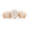 Bague Bague en or rose 18 carats sertie de diamants de 1,89 carat 58 Facettes 22671