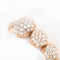 Bague Bague en or rose 18 carats sertie de diamants de 1,89 carat 58 Facettes 22671