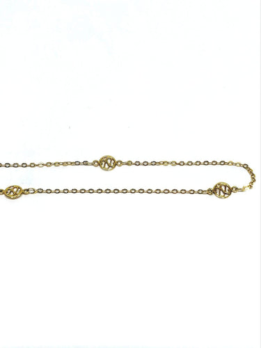 Collier Chaîne à motifs en or jaune 18 carats 58 Facettes 1734929