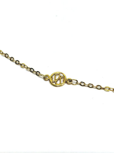 Collier Chaîne à motifs en or jaune 18 carats 58 Facettes 1734929