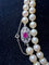 Collier Collier Art déco - Sautoir choker en or jaune 18k, perles Akoya, diamants, rubis 58 Facettes 936