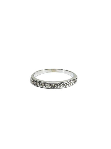 Bague 52.5 Bague en or blanc 18 carats et diamants 58 Facettes 1734950