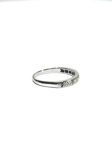 Bague 52.5 Bague en or blanc 18 carats et diamants 58 Facettes 1734950