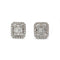 Boucles d'oreilles Boucles d'oreilles en or blanc 750‰ et diamants 58 Facettes 260088R