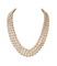 Collier Collier 3 rangs de perles de culture Akoya, fermoir en or 18K, 42 cm 58 Facettes 935