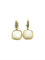 Boucles d'oreilles Boucles d’oreilles pendantes en or jaune 18 ct et nacre 58 Facettes 1735042