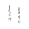 Boucles d'oreilles Boucles d'oreilles pendantes en or blanc et diamants 58 Facettes OC-66300088