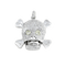Vanité - Pendentif en or blanc et diamants
