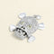Pendentif Vanité - Pendentif crâne en or blanc et diamants 58 Facettes OC-64700234