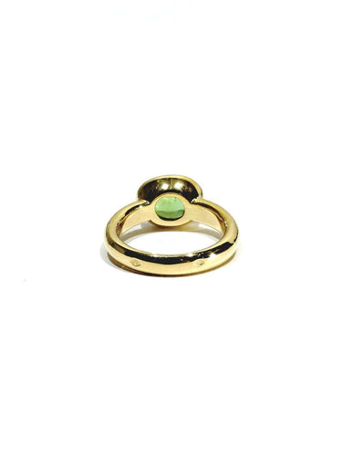 Bague 52 Bague en or jaune 18 carats ornée d’un péridot 58 Facettes 1735045