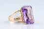 Bague 60 Bague cocktail améthyste en or jaune 18 carats 58 Facettes BGAMVY1502-107