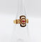 Bague 49.5 Bague chevalière victorienne en or rose 18k et rubis (circa 1890) 58 Facettes A06917