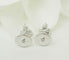 Boucles d'oreilles Boucles d’oreilles - Trio en or blanc 18 carats et diamants 58 Facettes 33674
