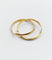 Bague 60 Alliance jumelée victorienne en or jaune 18k (circa 1880) 58 Facettes A06927