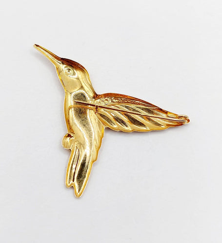 Broche Broche colibri vintage en or jaune 18k 58 Facettes A06928
