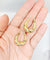 Boucles d'oreilles Créoles XXL vintage à motifs géométriques en or jaune 18k 58 Facettes A06929