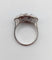 Bague 57 Bague chevalière Art déco en or blanc 18k et diamants 58 Facettes A06904