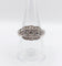Bague 57 Bague chevalière Art déco en or blanc 18k et diamants 58 Facettes A06904