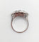 Bague 57 Bague chevalière Art déco en or blanc 18k et diamants 58 Facettes A06904