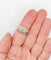 Bague 57 Bague chevalière Art déco en or blanc 18k et diamants 58 Facettes A06904