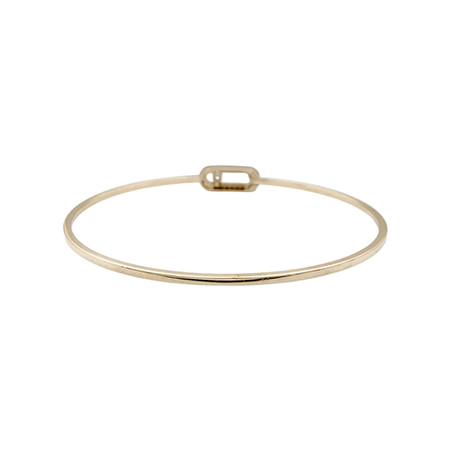 Bracelet Bracelet Messika, "Jonc Flex Pavé Move Uno", or rose et diamants. 58 Facettes 35423