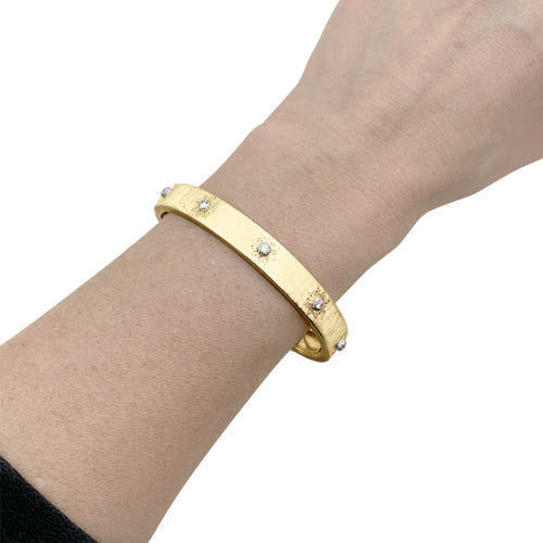 Bracelet Bracelet Buccellati "Macri Classica", deux tons d'or et diamants. 58 Facettes 35442