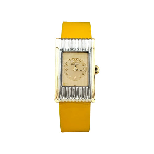 Montre Montre Boucheron, "Reflet", or et acier. 58 Facettes 35459