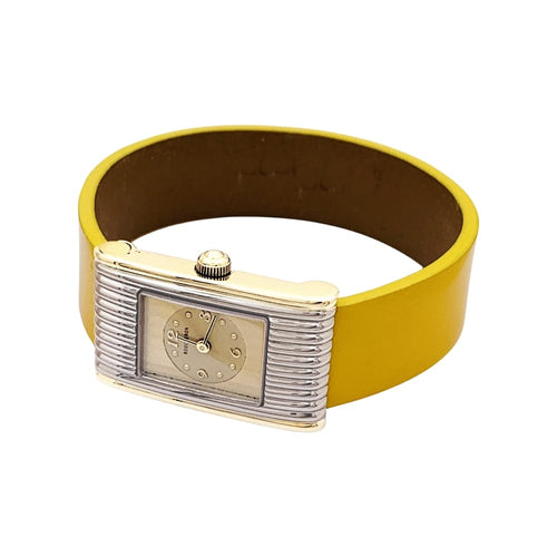 Montre Montre Boucheron, "Reflet", or et acier. 58 Facettes 35459