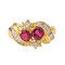 Bague 51 Bague  Cocktail Or jaune Rubis, Diamant 58 Facettes 2634194CN
