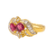 Bague 51 Bague  Cocktail Or jaune Rubis, Diamant 58 Facettes 2634194CN