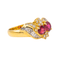 Bague 51 Bague  Cocktail Or jaune Rubis, Diamant 58 Facettes 2634194CN