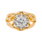 Bague 55 Bague Solitaire Or rose, Platine Diamant 58 Facettes 3455901CN