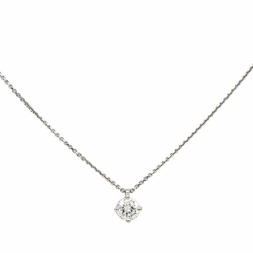 Collier Collier Chaîne + pendentif Or blanc Diamant 58 Facettes 578102CD