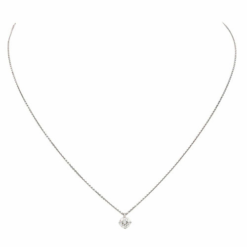 Collier Collier Chaîne + pendentif Or blanc Diamant 58 Facettes 578102CD