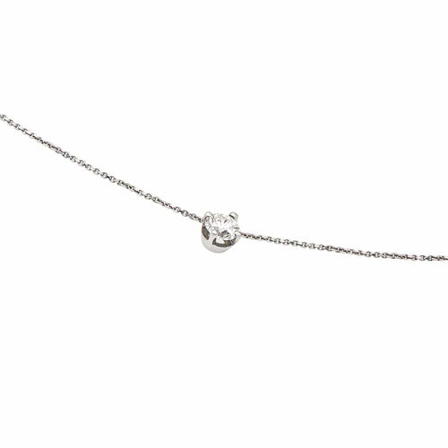 Collier Collier Chaîne + pendentif Or blanc Diamant 58 Facettes 578102CD