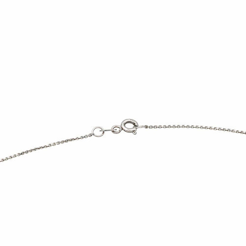 Collier Collier Chaîne + pendentif Or blanc Diamant 58 Facettes 578102CD