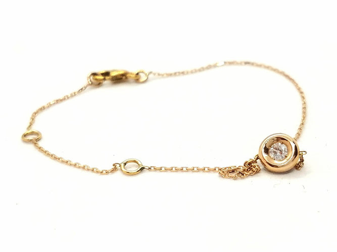 Bracelet Bracelet Or rose Diamant 58 Facettes 579018RV