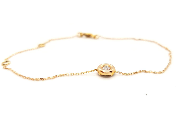 Bracelet Bracelet Or rose Diamant 58 Facettes 579018RV