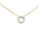 Collier Collier Or rose, Or blanc Diamant 58 Facettes 579194RV