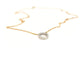 Collier Collier Or rose, Or blanc Diamant 58 Facettes 579194RV