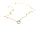 Collier Collier Or rose, Or blanc Diamant 58 Facettes 579194RV