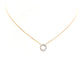 Collier Collier Or rose, Or blanc Diamant 58 Facettes 579194RV