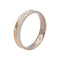 Bague 54 Bague Alliance Or blanc, Or rose 58 Facettes 5276256RV