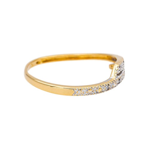 Bague 52 Bague Or jaune, Or blanc Diamant 58 Facettes 4913215CN